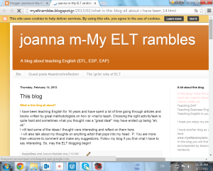 2 years of Blogging – My Elt Rambles